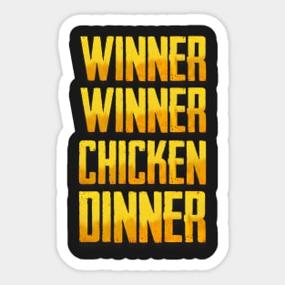 Winner Winner Chicken Dinner Sticker